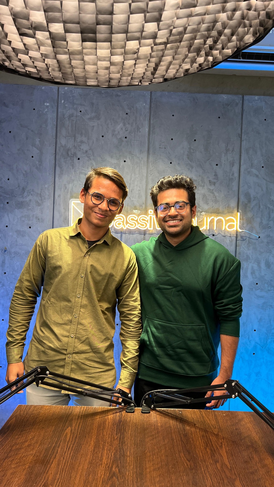 Shamim Samrat with Khalid Farhan